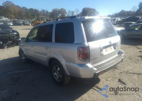 2006 Honda Pilot Ex-L from USA, damaged, VIN 5FNYF28596B014633